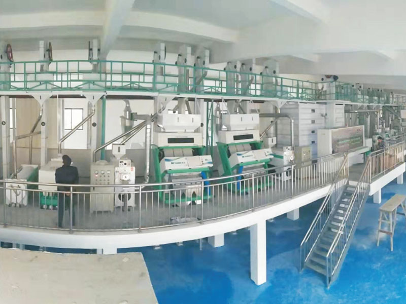 Guangxi,Sanjiang 40T/D Rice Milling Plant